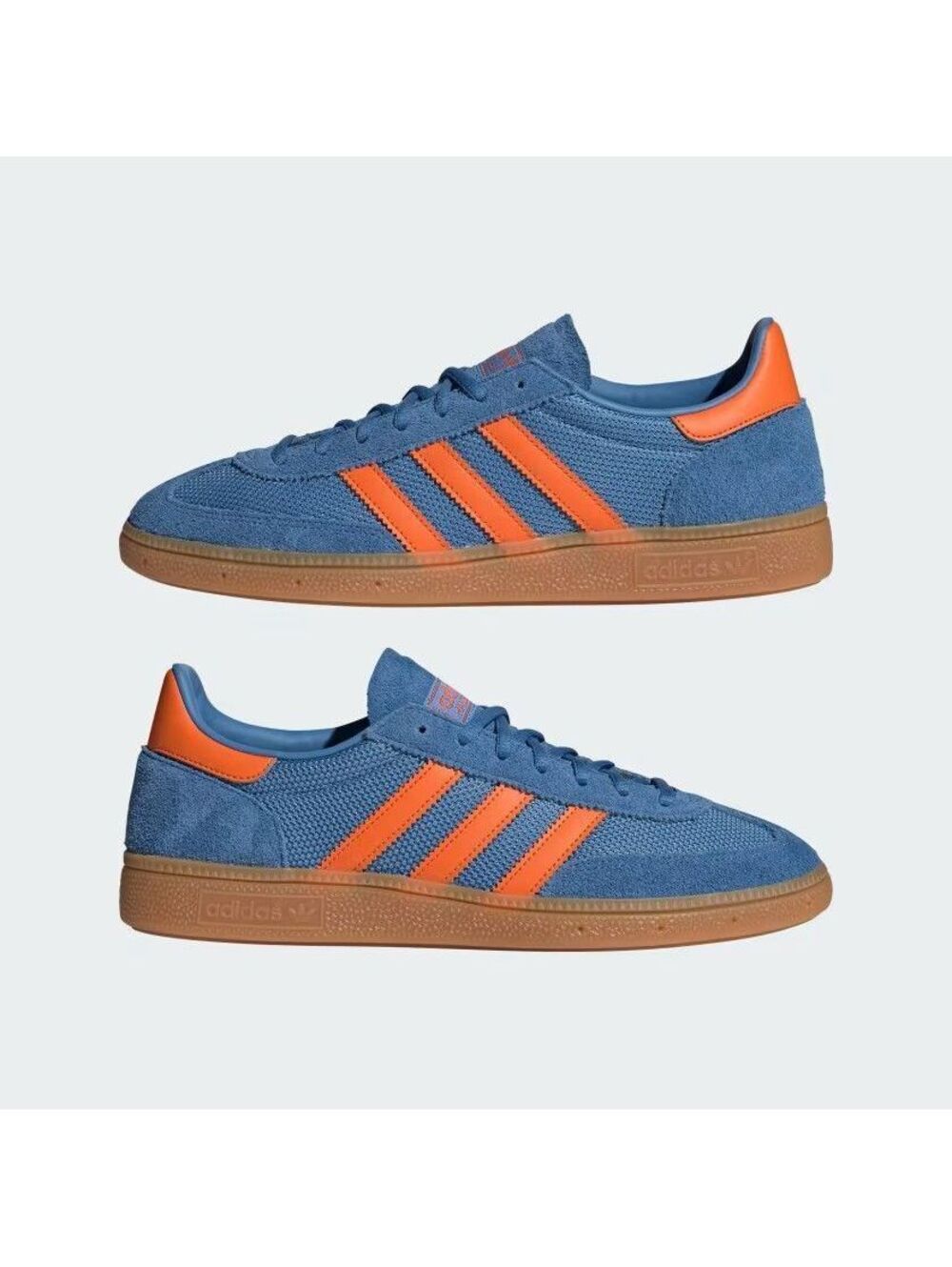 Adidas Handball Spezial Shoes (Orange & Blue Men) Size 8.5